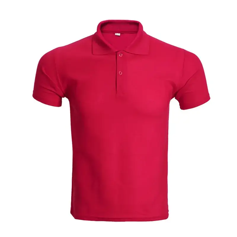 Men's Black Polo T-Shirt Short Sleeve Work Wear - Image 3