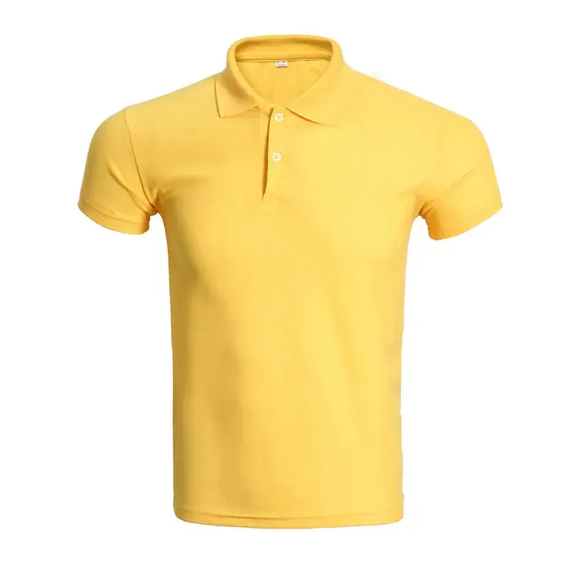 Men's Black Polo T-Shirt Short Sleeve Work Wear - Image 4