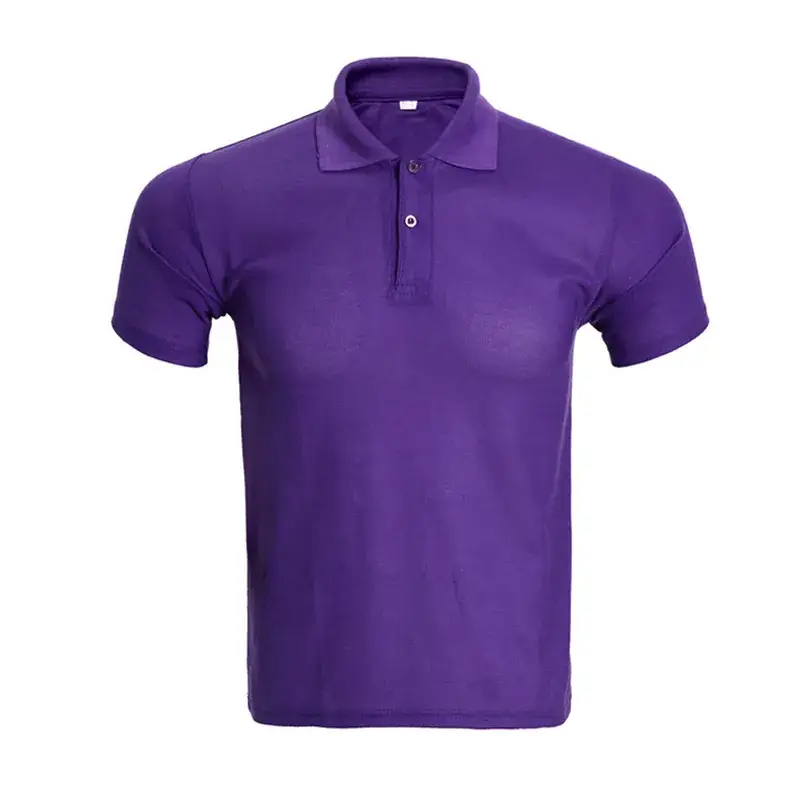 Men's Black Polo T-Shirt Short Sleeve Work Wear - Image 5