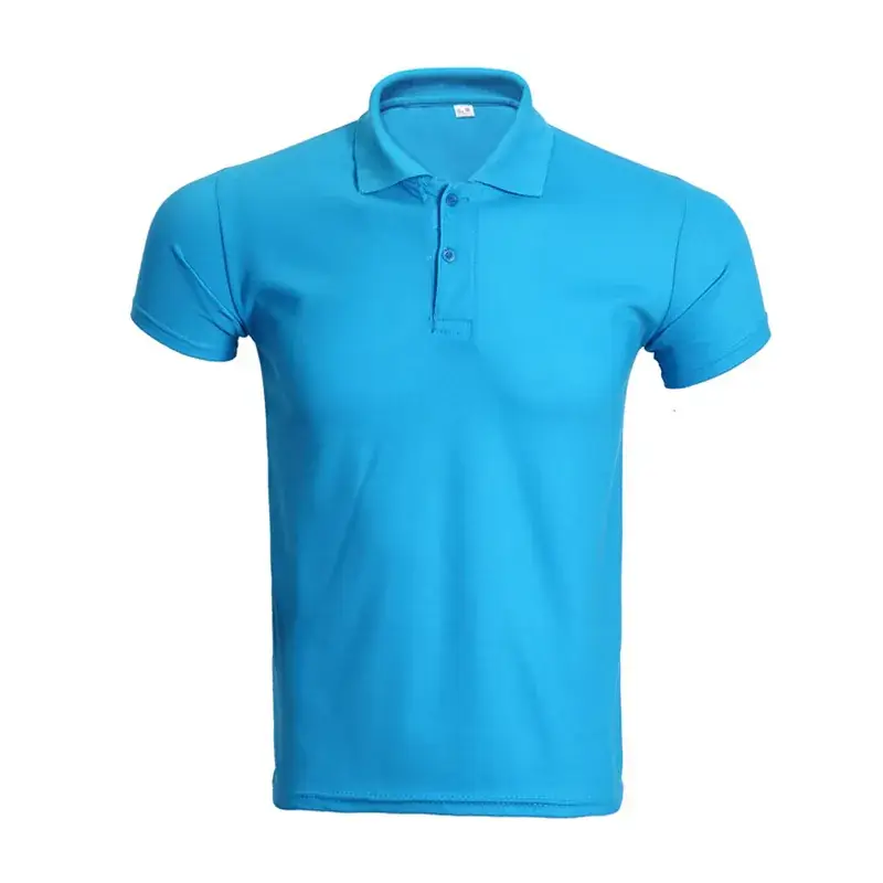 Men's Black Polo T-Shirt Short Sleeve Work Wear - Image 8