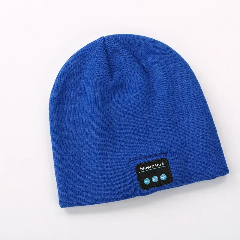 Grey Knitted Bluetooth Music Hat for Men Women - Image 6
