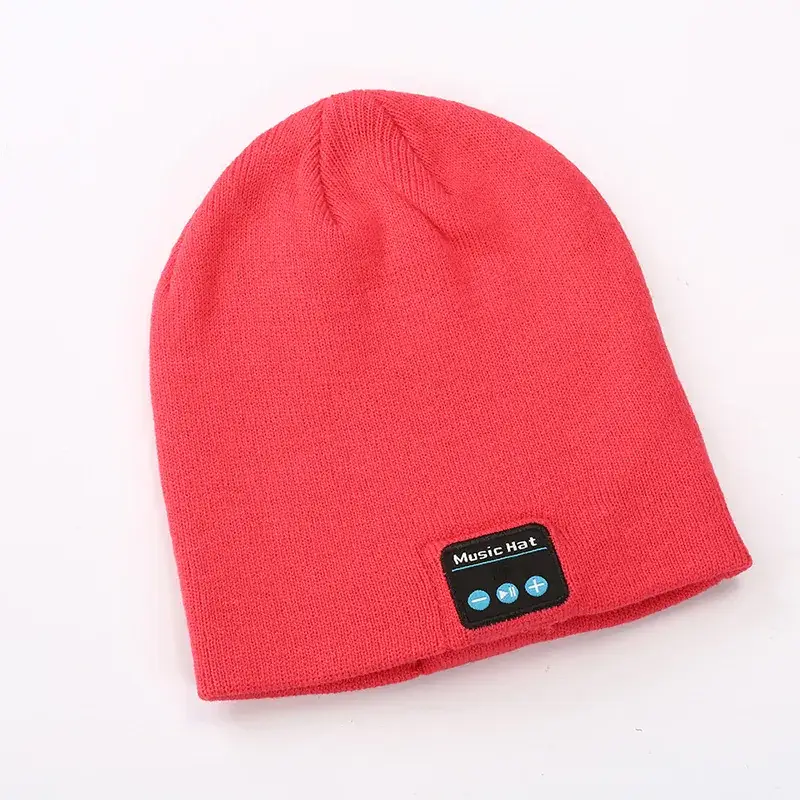 Grey Knitted Bluetooth Music Hat for Men Women — feature 30