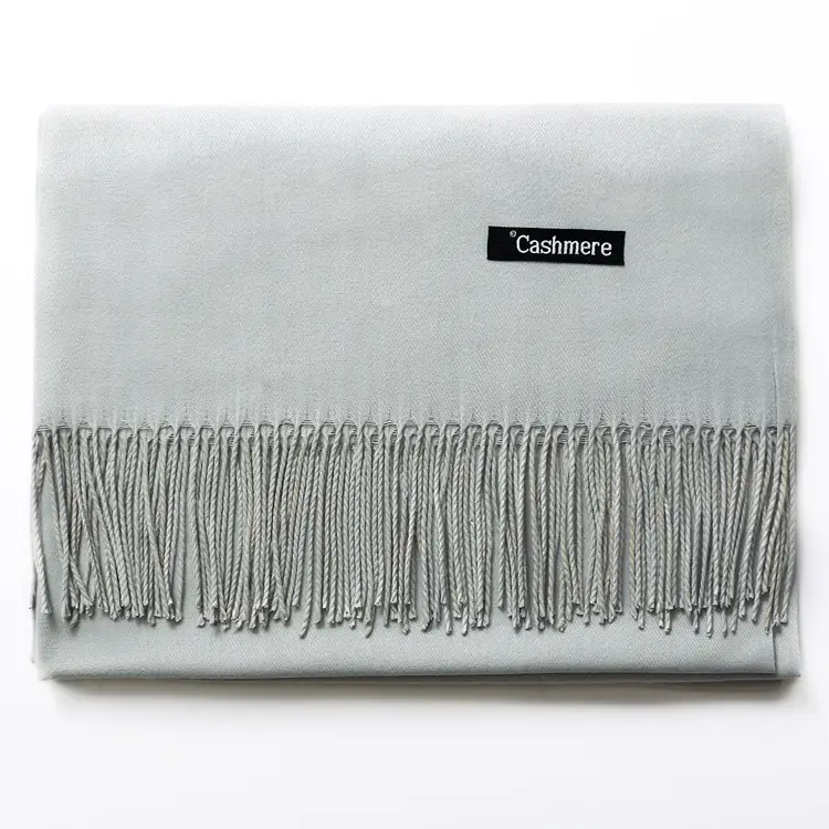 Women's Grey Korean Scarf Summer Air Conditioning Office Multi-functional Long Scarf - Image 9