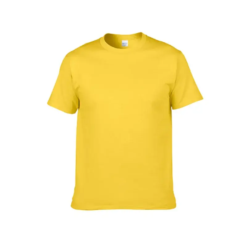 Gildan Cotton Round Neck T-Shirt 100 Cotton Orange - Image 4