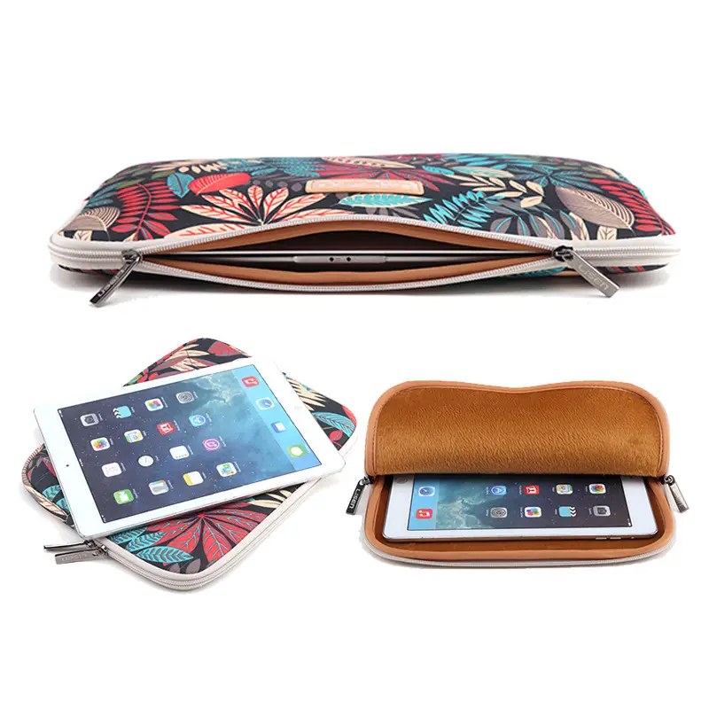 LISEN colorful leaf notebook liner bag 10/11/12/13/14 inch 15.6 inch computer bag Apple