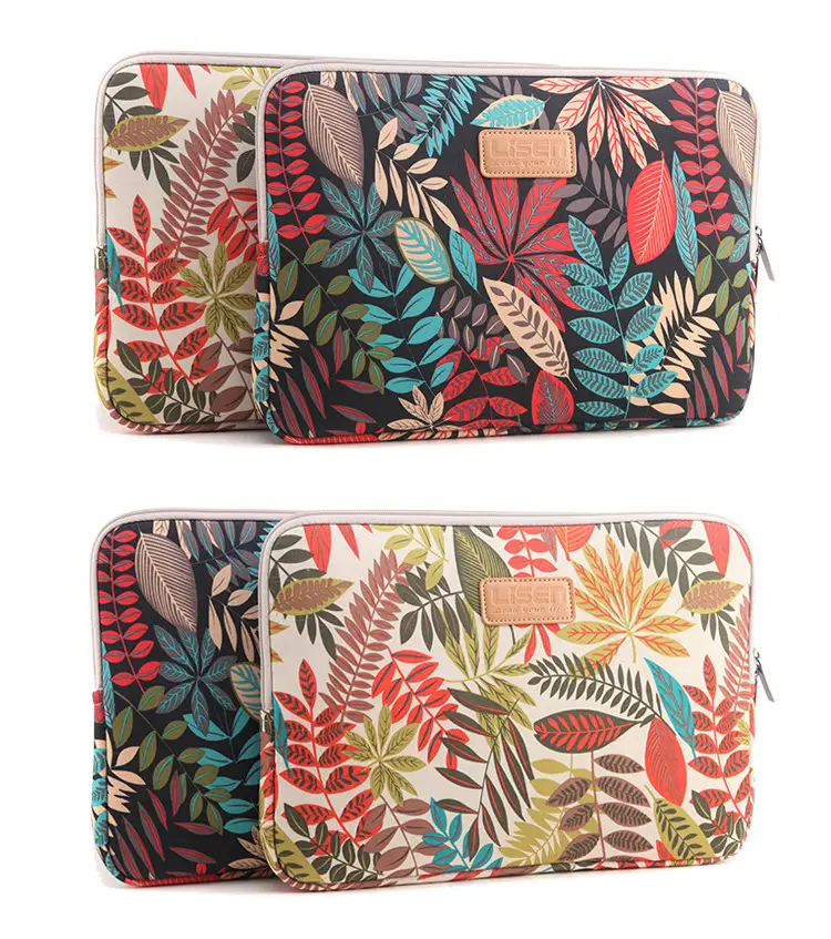 LISEN colorful leaf notebook liner bag 10/11/12/13/14 inch 15.6 inch computer bag Apple — feature 32