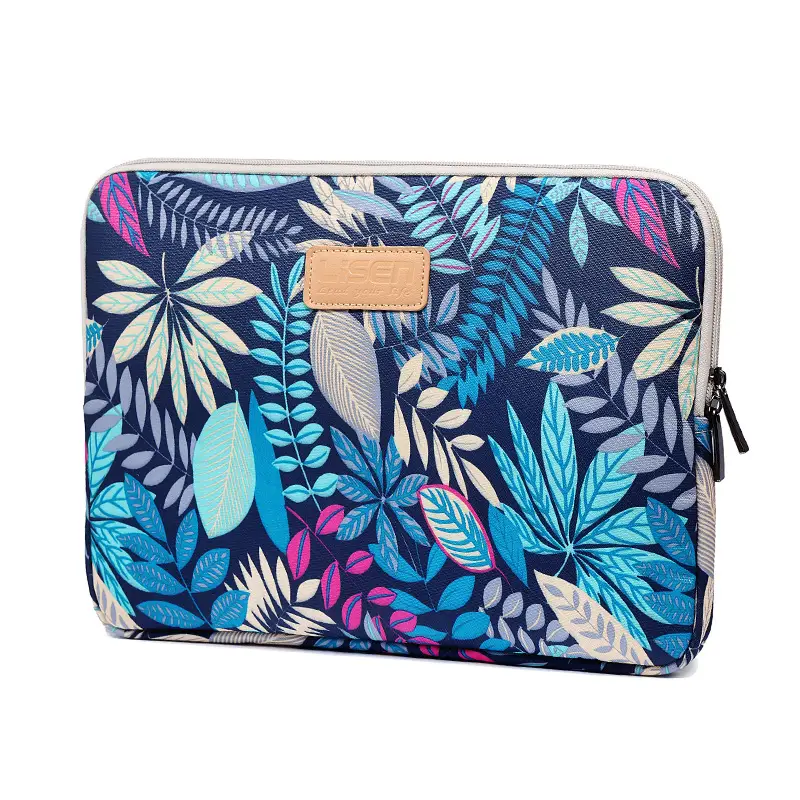LISEN colorful leaf notebook liner bag 10/11/12/13/14 inch 15.6 inch computer bag Apple