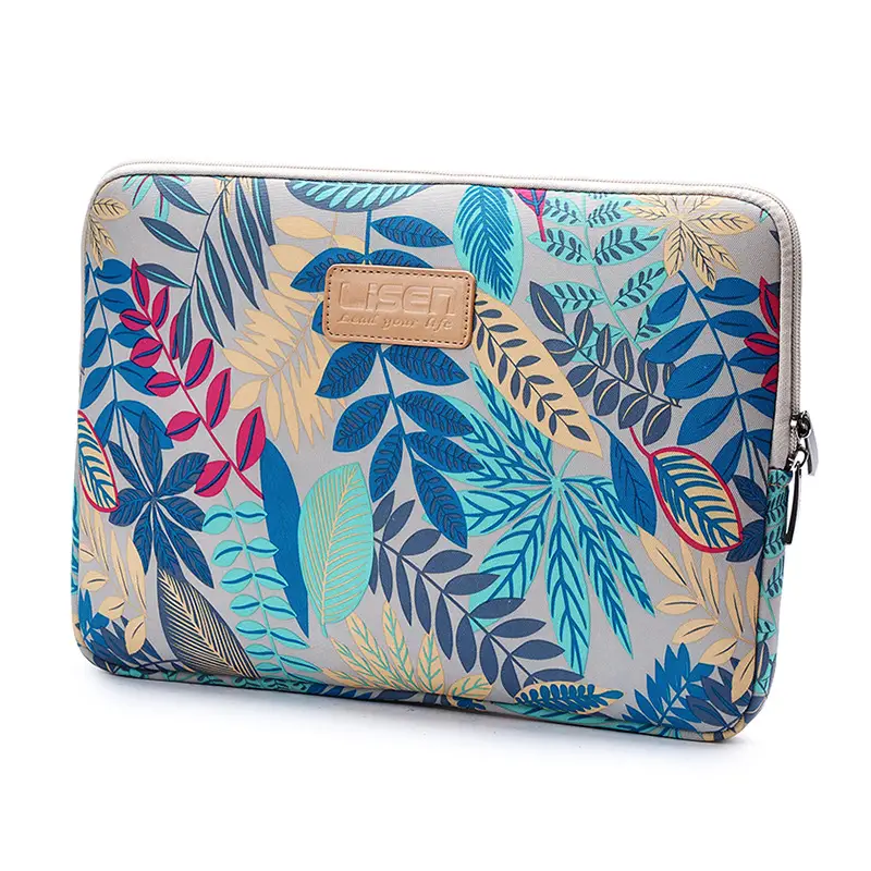 LISEN colorful leaf notebook liner bag 10/11/12/13/14 inch 15.6 inch computer bag Apple