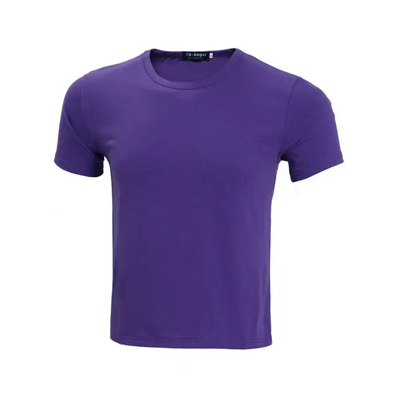Purple Short-Sleeve T-Shirt for Men Women Customizable - Image 4