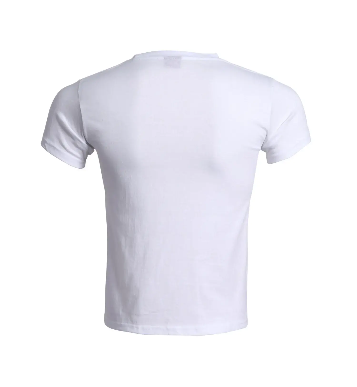 White Crewneck T-Shirt for Men - Image 6