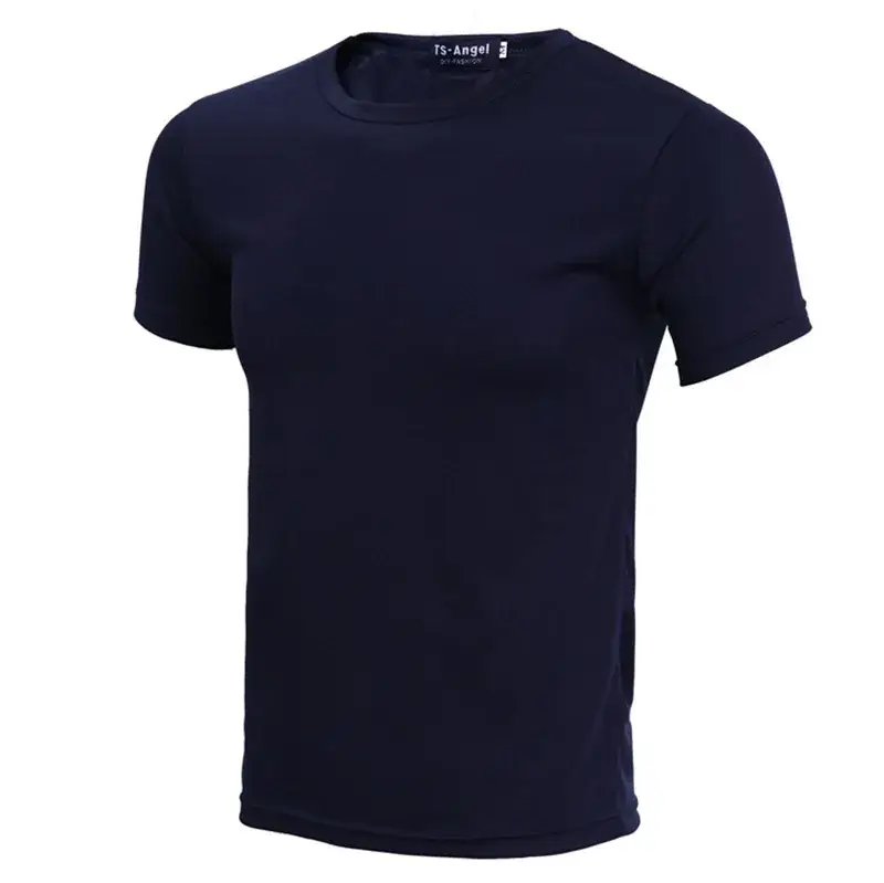 Men Light Blue Jersey T-Shirt Large Medium