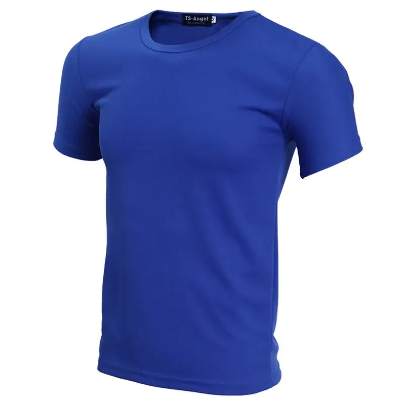 Men Light Blue Jersey T-Shirt Large Medium