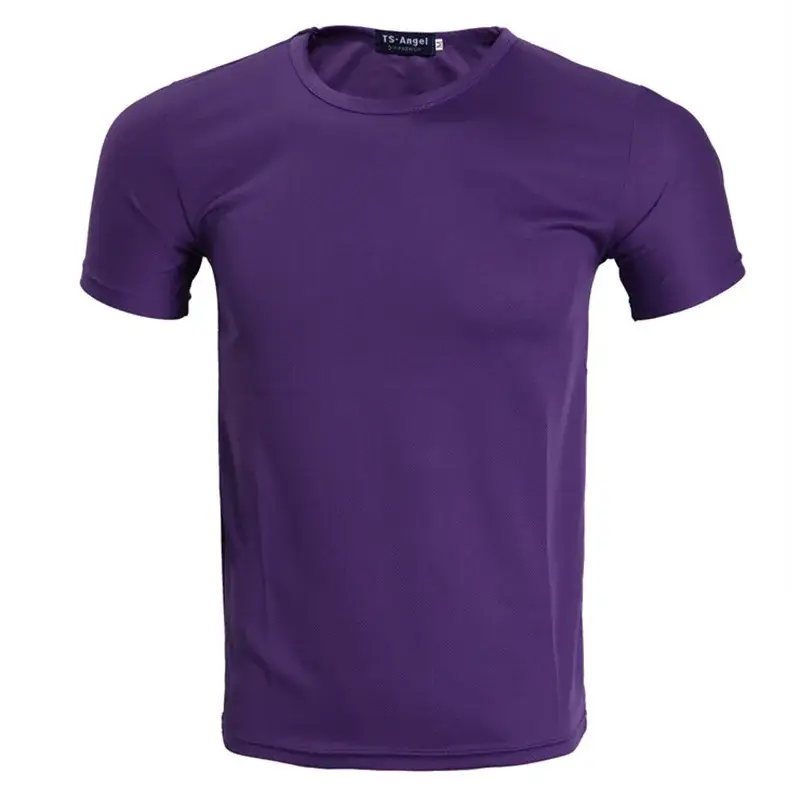 Men Light Blue Jersey T-Shirt Large Medium