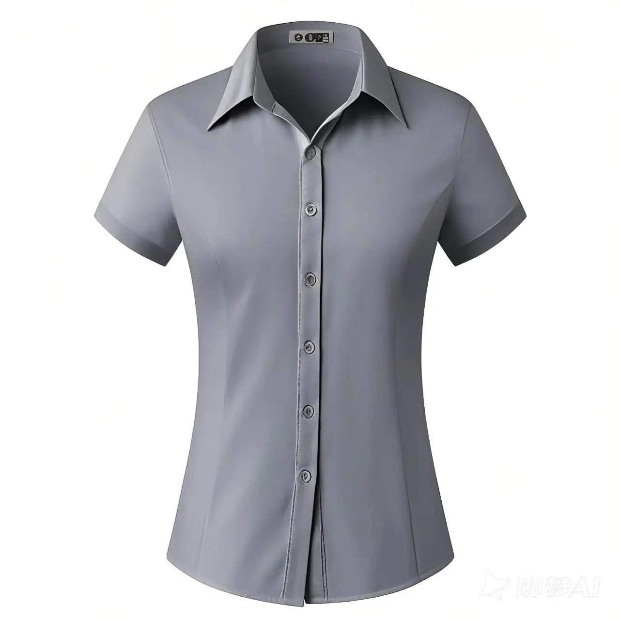 Women's Pink Short Sleeve Korean Style Shirt Large Size — feature 10