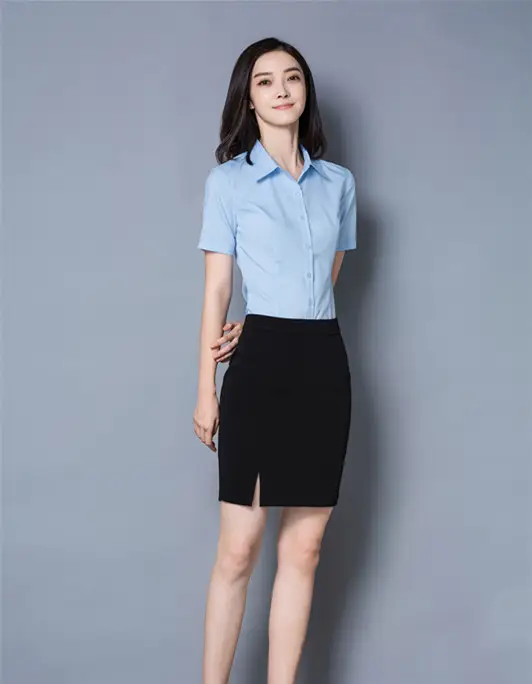 Women's Pink Short Sleeve Korean Style Shirt Large Size — feature 20