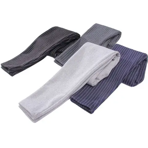 Women's Fleece Leggings Vertical Striped Warm Thickens - Image 7