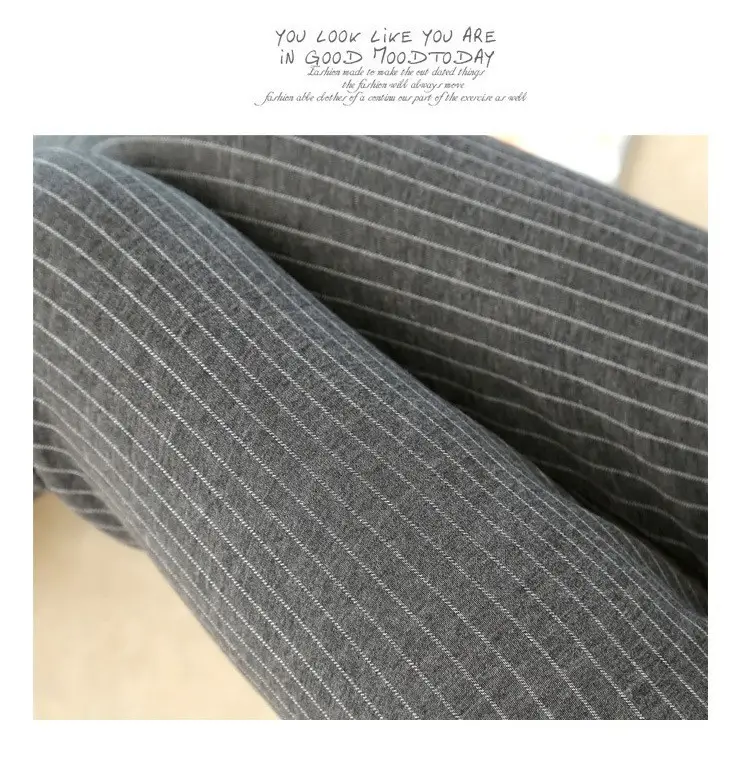 Women's Fleece Leggings Vertical Striped Warm Thickens — feature 21
