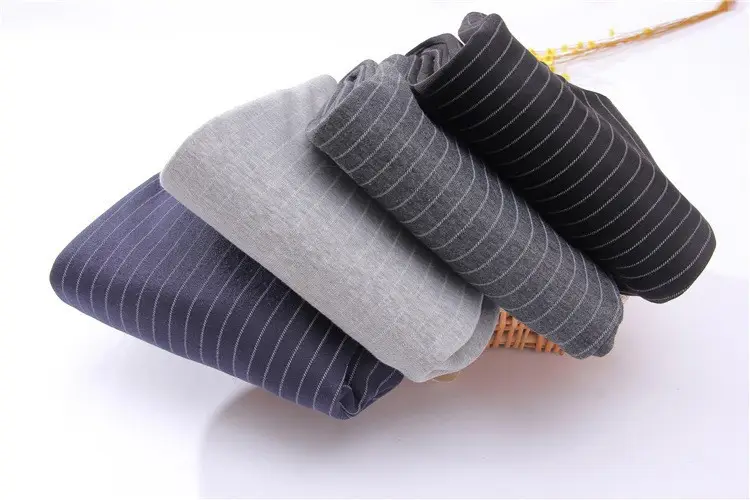Women's Fleece Leggings Vertical Striped Warm Thickens — feature 31
