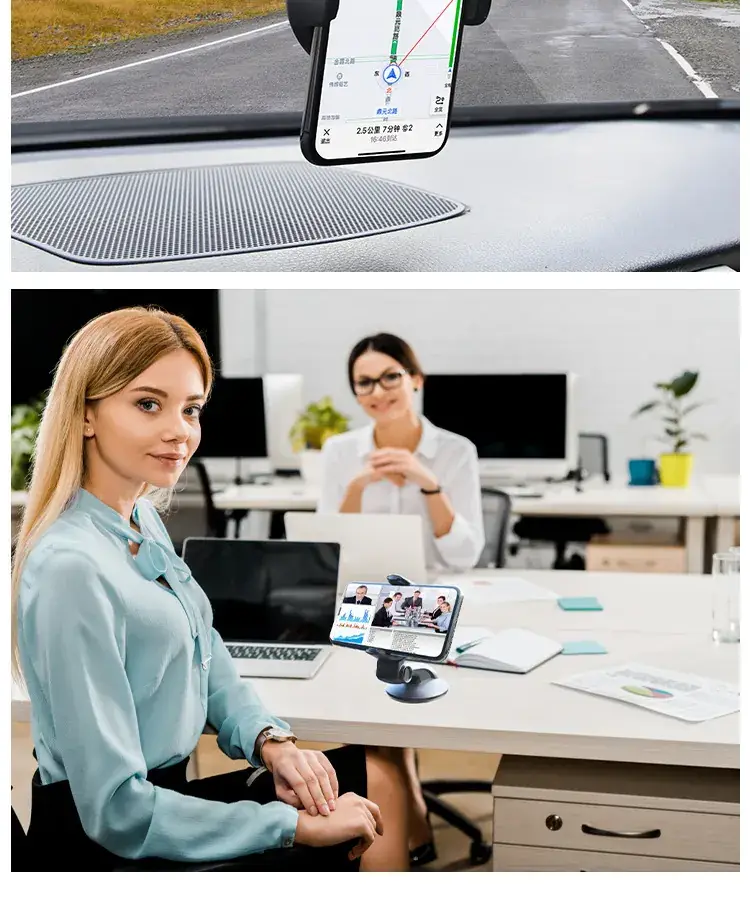Cross-Crossable Phone Holder for Car, Truck, or Home — feature 8