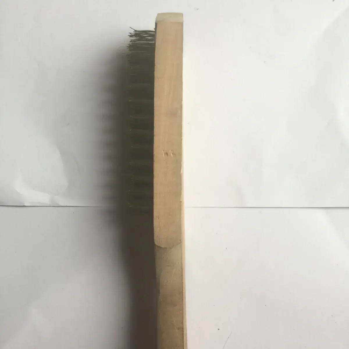 Wooden Wire Brush Large Handle 6x13 Tool - Image 4