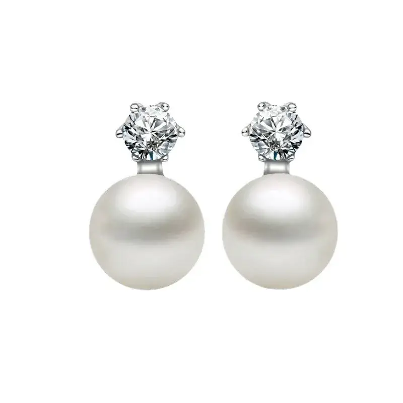 Elegant Women's Six-Claw Pearl Earrings - Image 6