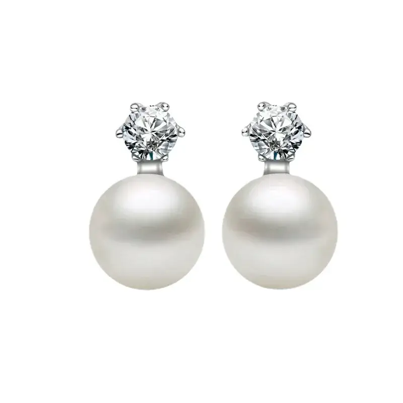 Elegant Women's Six-Claw Pearl Earrings - Image 7