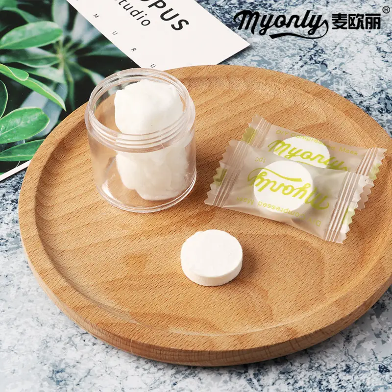 Maioli 100 pcs DIY Facial Mask Paper Natural Hydrating Portable