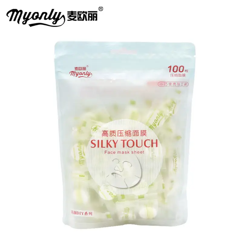 Maioli 100 pcs DIY Facial Mask Paper Natural Hydrating Portable