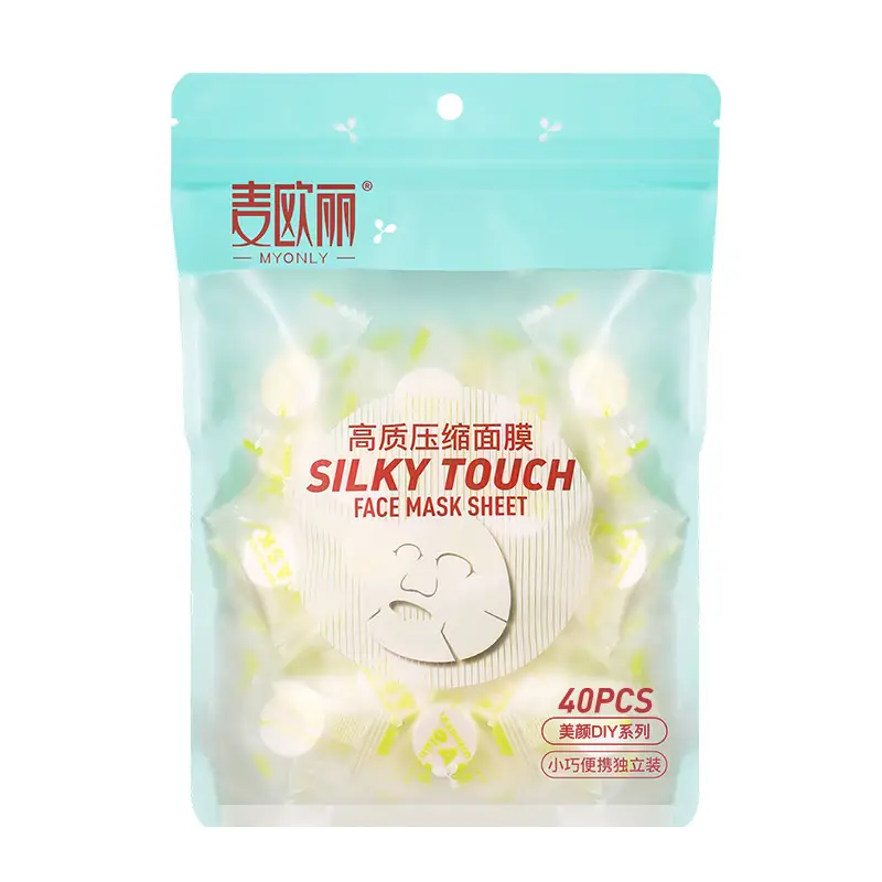 Maioli 100 pcs DIY Facial Mask Paper Natural Hydrating Portable