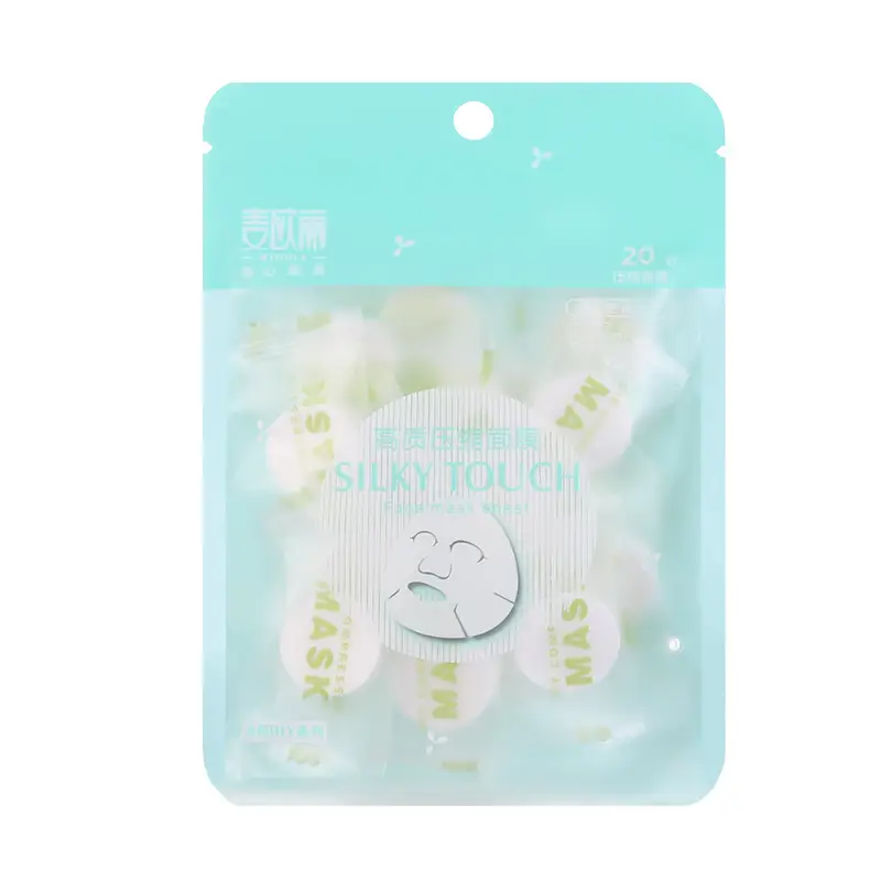 Maioli 100 pcs DIY Facial Mask Paper Natural Hydrating Portable