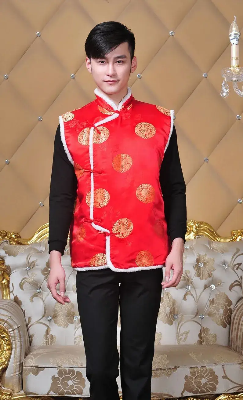 Purple Ethnic Waistcoat Vest for Men