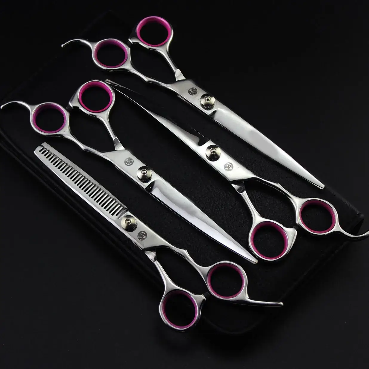 7.0 Inch Screw Pet Beauty Scissors Set - Image 2