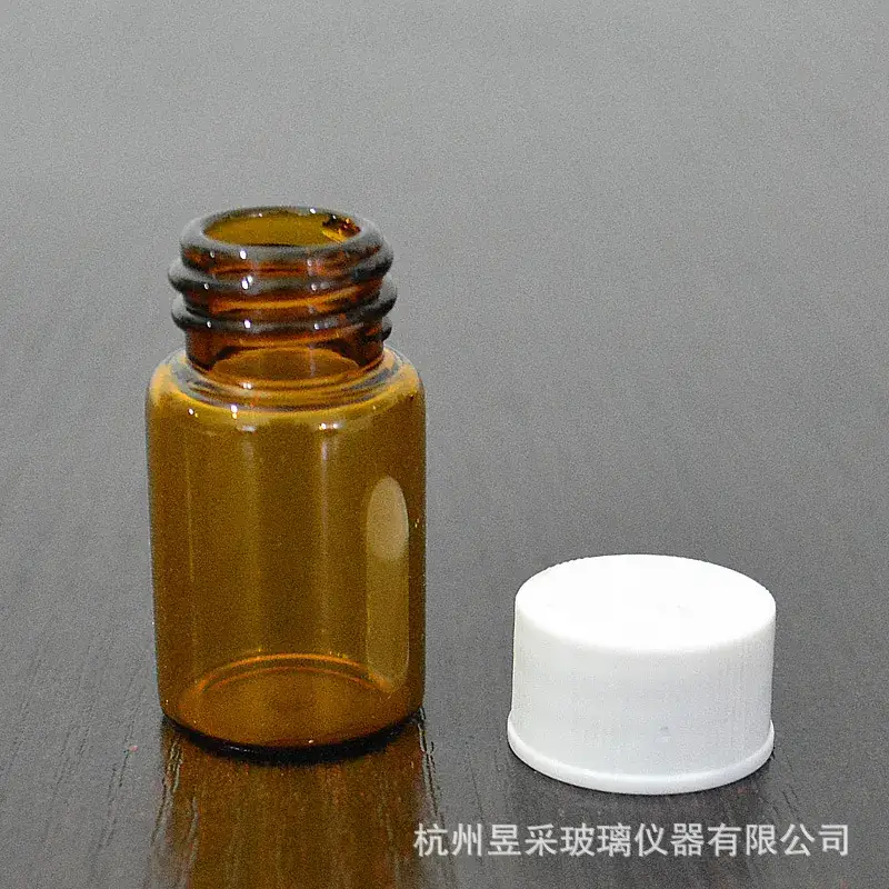7ml Glass Bottle Brown Screw Top Essence Oil Bottle - Image 2