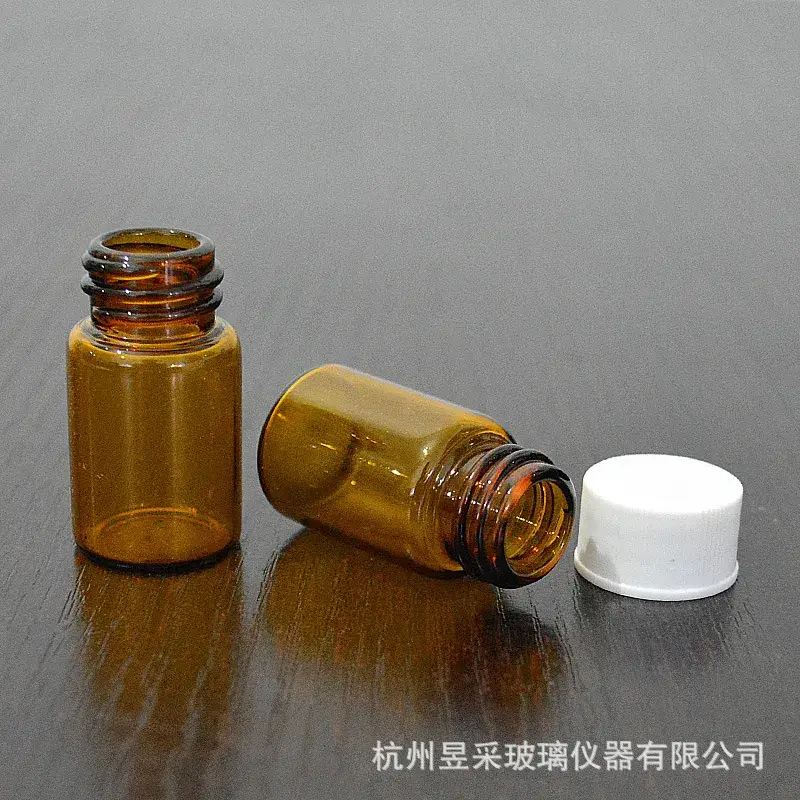 7ml Glass Bottle Brown Screw Top Essence Oil Bottle - Image 3