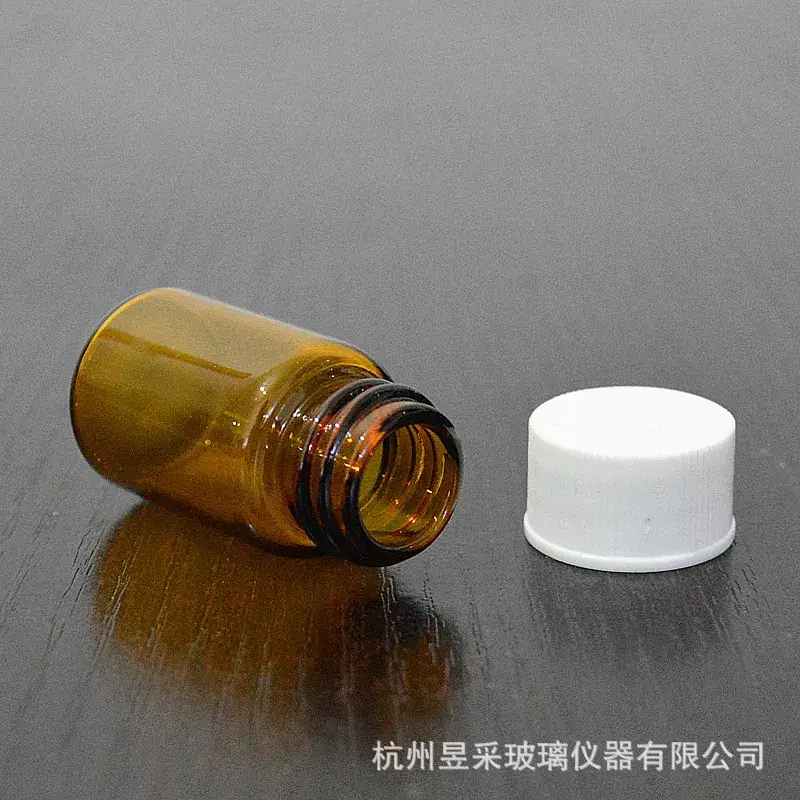 7ml Glass Bottle Brown Screw Top Essence Oil Bottle - Image 4