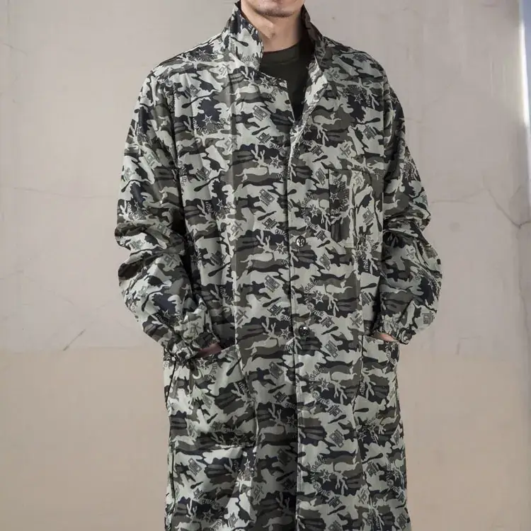 Long Sleeve Camo Work Coat for Men - Image 3