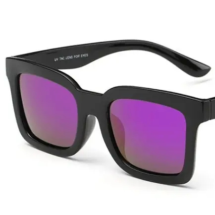 Men's Women's Ultra-Light Polarized Sunglasses 8307 Black