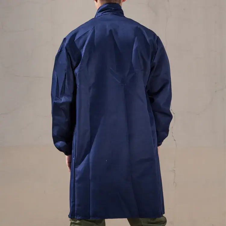 Blue Long Coat for Labor Protection Warehousing - Image 4