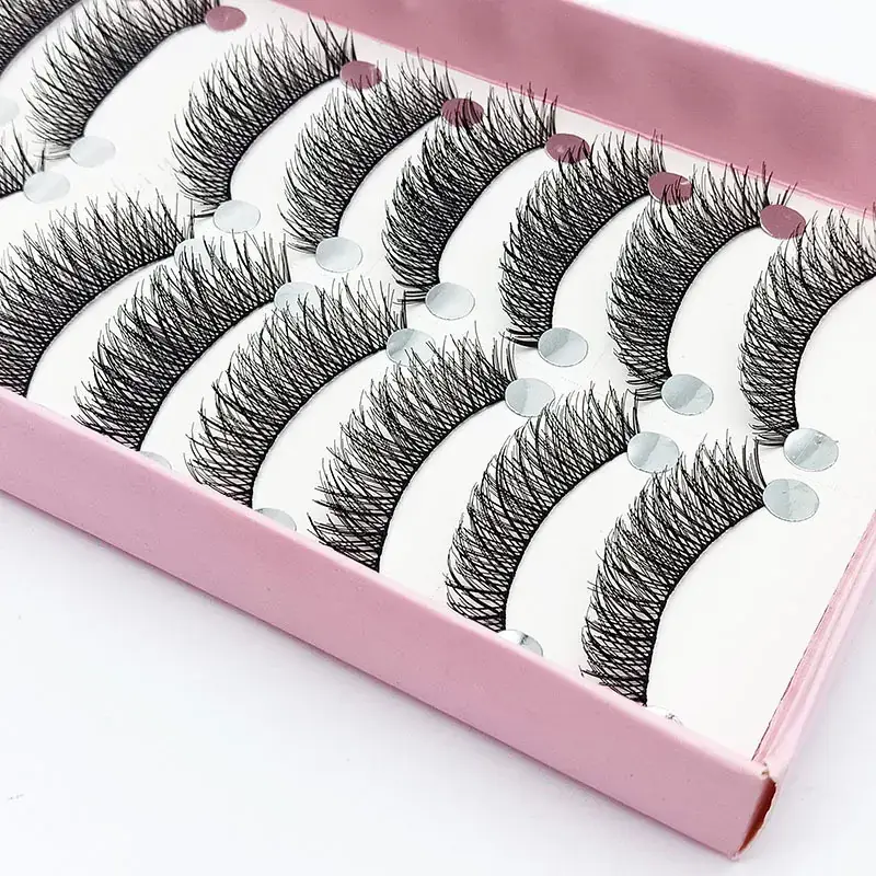 C1 Cotton Stalk False Eyelashes 10 Pairs - Image 2