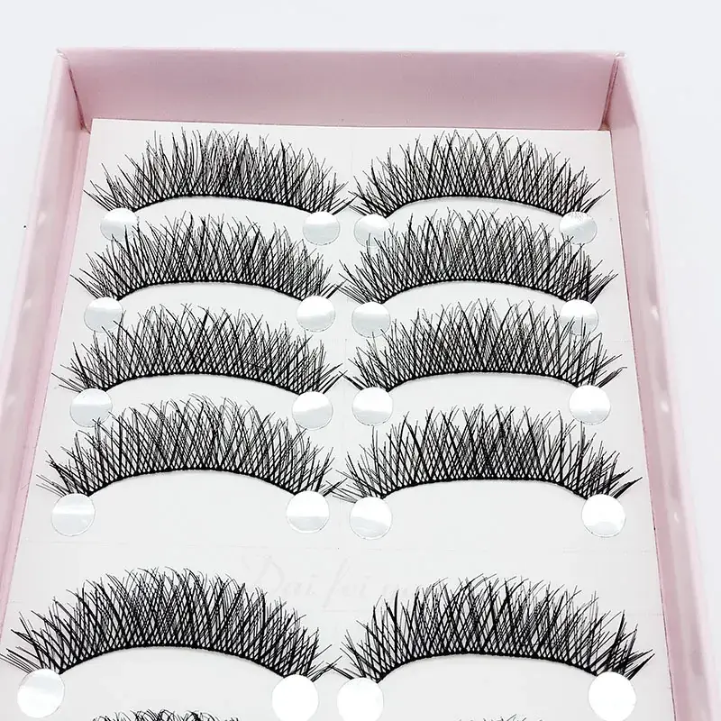 C1 Cotton Stalk False Eyelashes 10 Pairs - Image 4