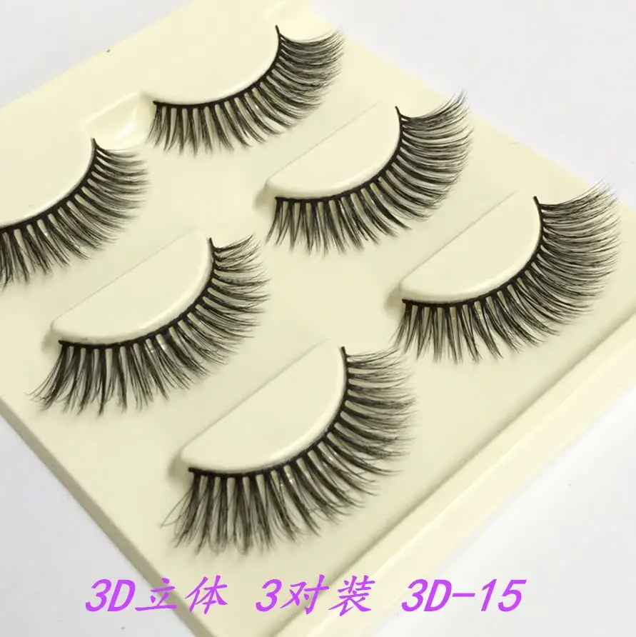 3D False Eyelashes for Women Multi-Level Natural Cross Design - Image 19