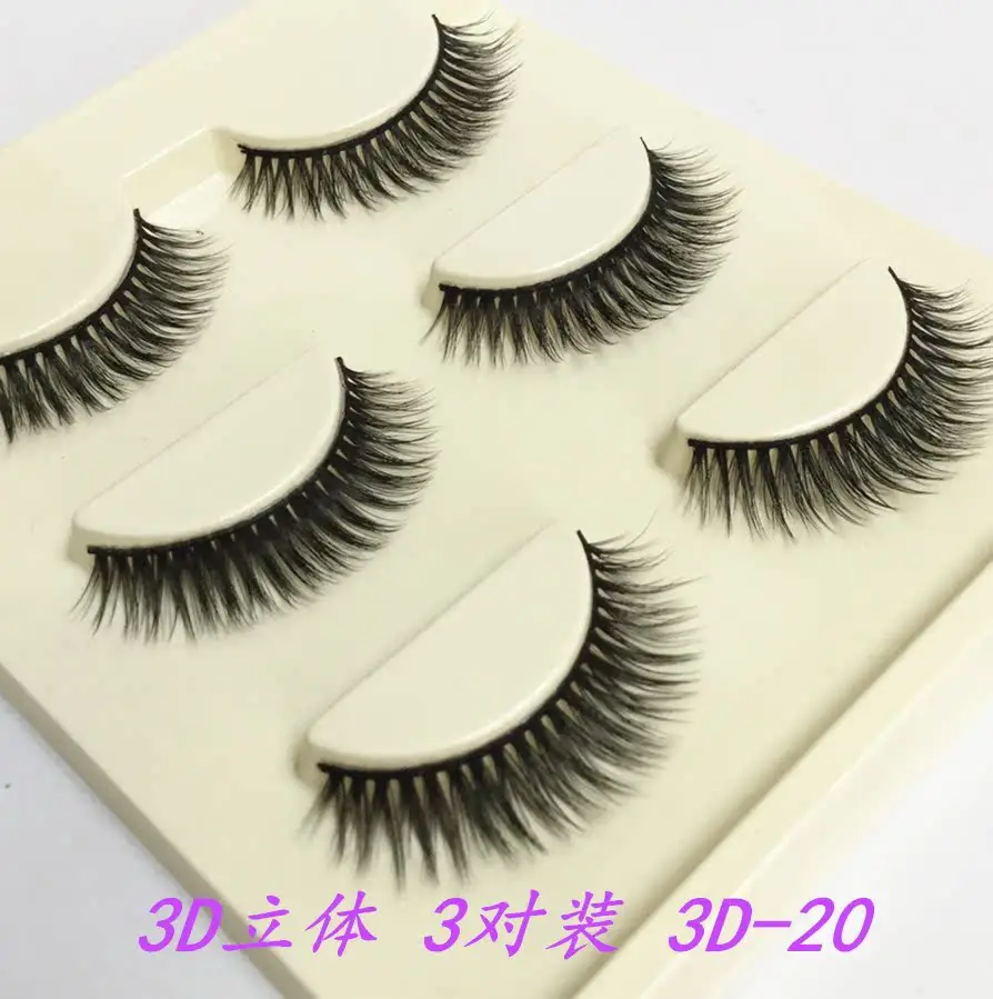 3D False Eyelashes for Women Multi-Level Natural Cross Design - Image 5