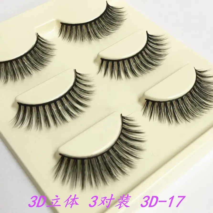 3D False Eyelashes for Women Multi-Level Natural Cross Design - Image 3