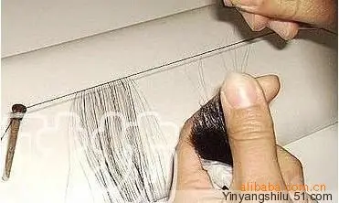 Cotton Stalk False Eyelashes Natural Messy Cross Design — feature 8