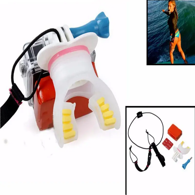Gopro4/3 Camera with Headband & Selfie Stick