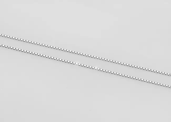 S925 Gold Plated Box Chain 16" 18" — feature 6