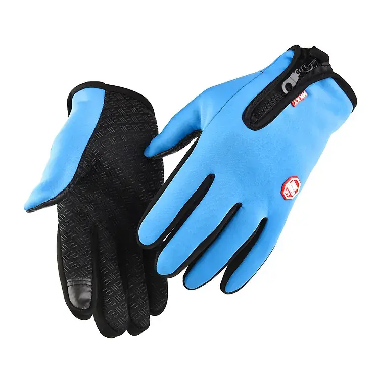 Pink Ski Gloves for Men Women Warm Waterproof - Image 3
