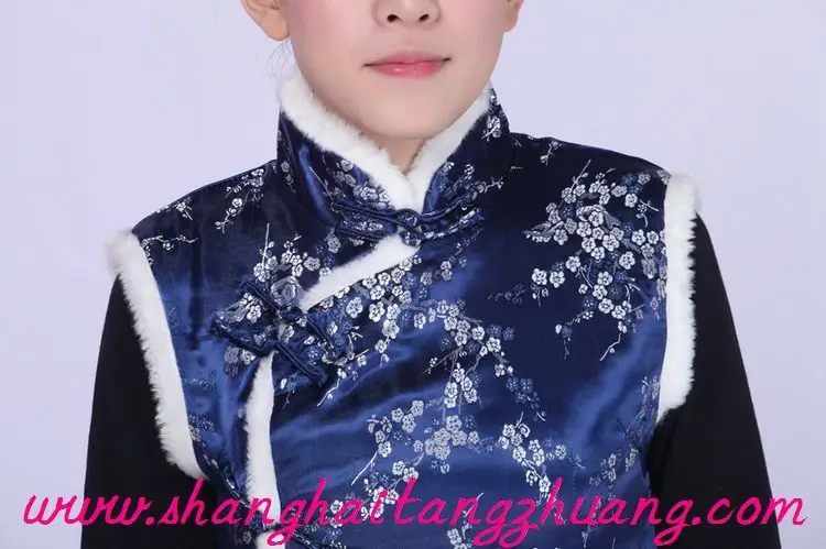 Women's Red Embroidered Waistcoat Vest Autumn Winter Wear — feature 15