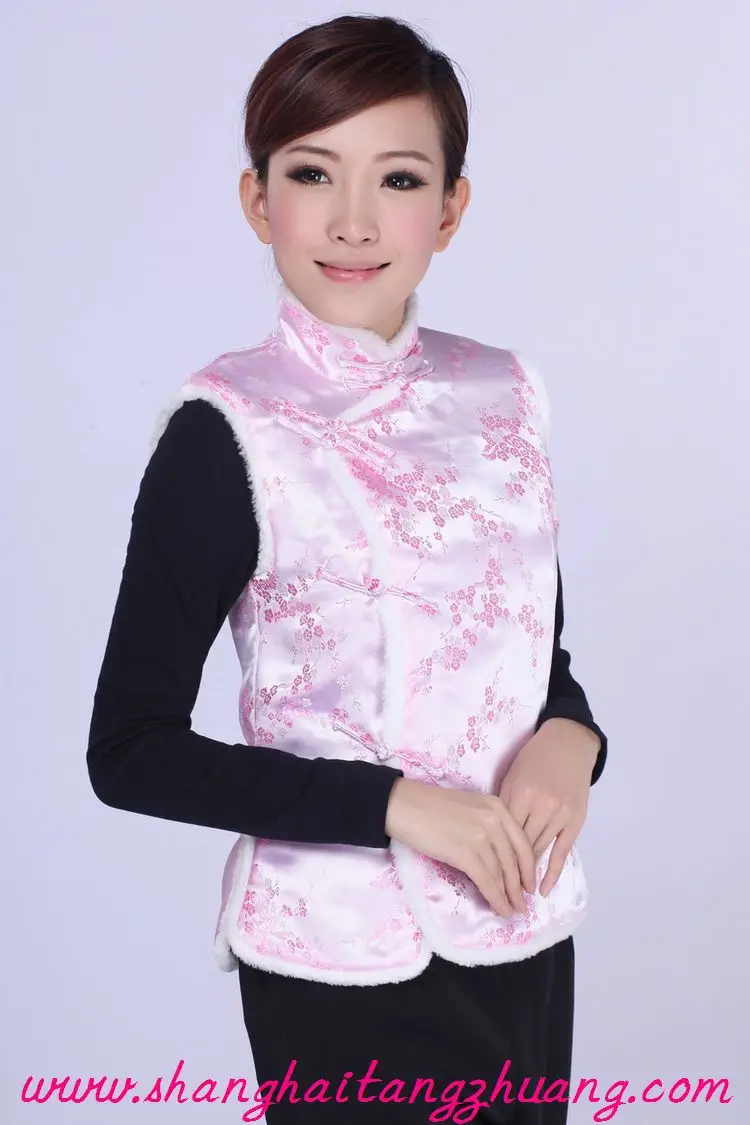 Women's Red Embroidered Waistcoat Vest Autumn Winter Wear — feature 6