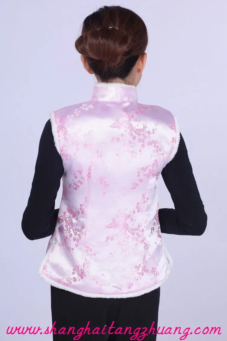 Women's Red Embroidered Waistcoat Vest Autumn Winter Wear — feature 7